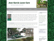 Tablet Screenshot of josegarcialawncare.com